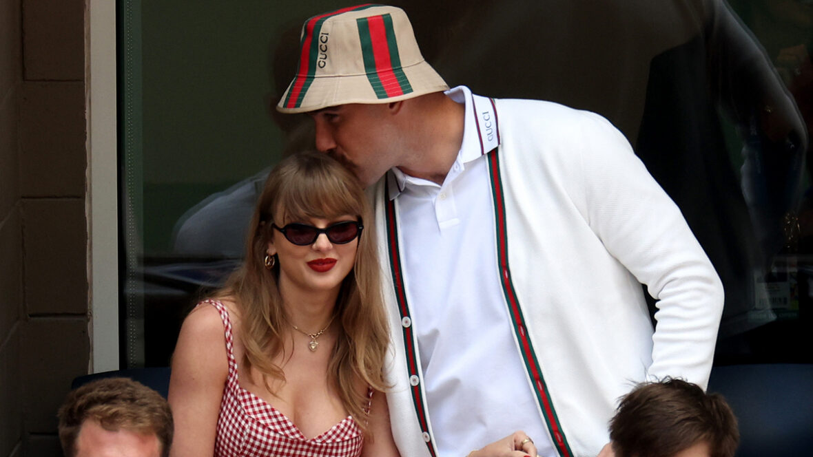msg-casamentos Taylor Swift e Travis Kelce no US Open de 2024
