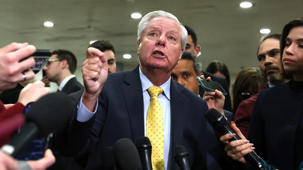 Lindsey Graham on Capitol Hill