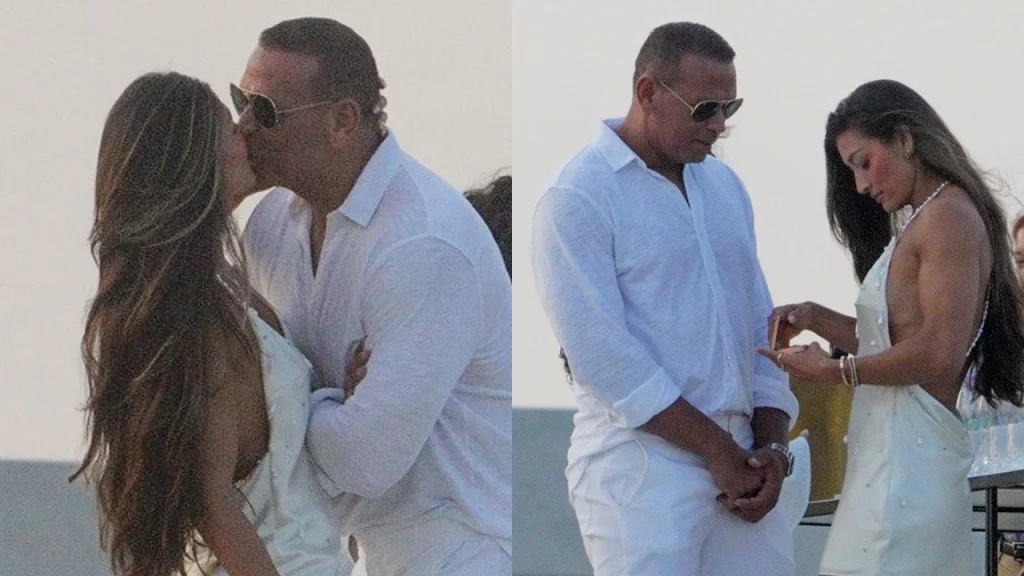 Alex Rodriguez foi flagrado beijando uma mulher misteriosa na festa branca de Michael Rubin após a separação de Jaclyn Cordeiro