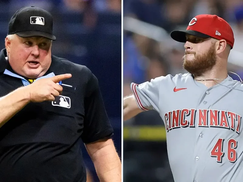 Reds' Caleb Ferguson rips 'fata–' umpire for getting in defender's way