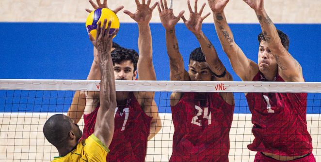 Brasil perde para os EUA e se complica na Liga das Nações de vôlei masculino