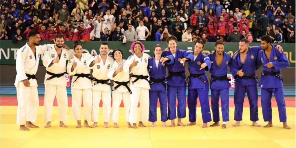 Brasil vence Alemanha por 5 a 1 e conquista o Desafio Internacional de Judô em Blumenau