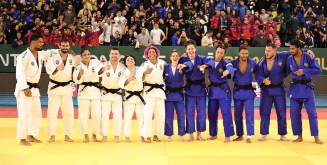 Brasil vence Alemanha por 5 a 1 e conquista o Desafio Internacional de Judô em Blumenau