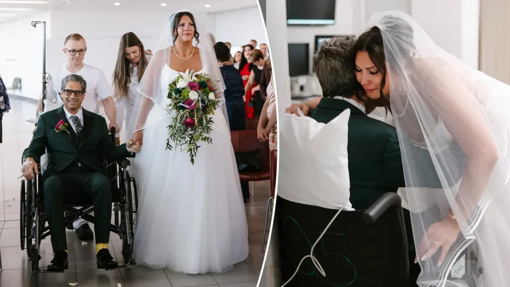 Pai passa por cirurgia cardíaca e consegue levar filha ao altar no hospital dias depois