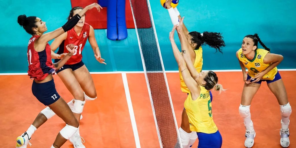 Brasil perde para os Estados Unidos por 3 a 0 na Liga das Nações e fecha fase classificatória em terceiro lugar