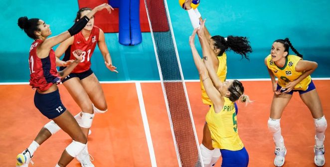 Brasil perde para os Estados Unidos por 3 a 0 na Liga das Nações e fecha fase classificatória em terceiro lugar