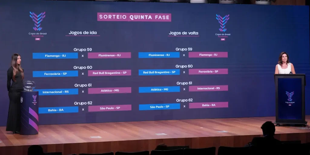 Sorteio define quartas de final da Copa do Brasil Feminina com clássico Flamengo x Fluminense