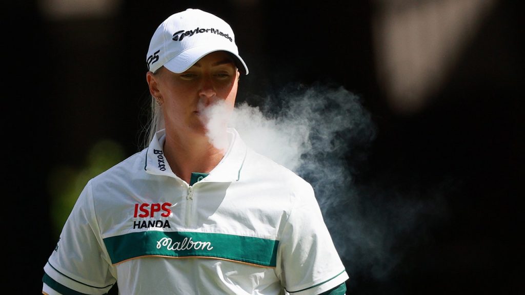 Golfista do LPGA fumava 40 cigarros por dia; largou o vício com aposta de US$ 10 mil