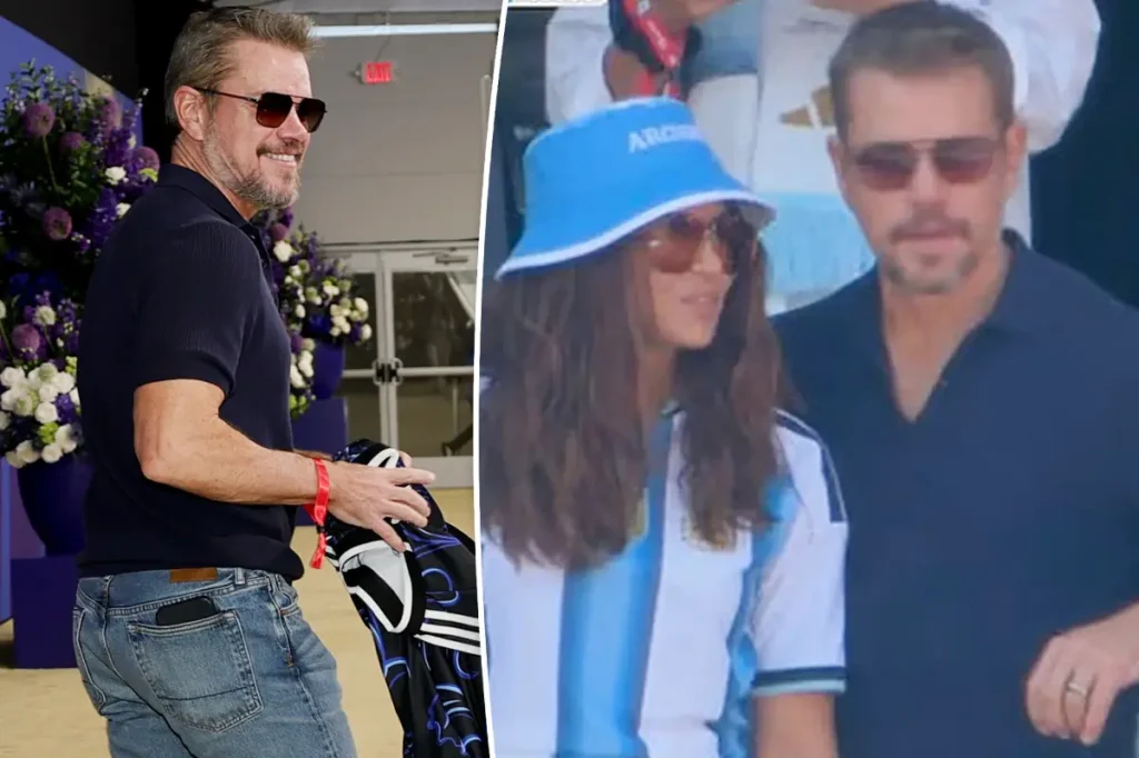 Narrador confunde Matt Damon com Brad Pitt durante final da Copa do Mundo; ator reage com humor