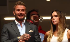 David Beckham wears Stetson cowboy hat in Dallas; Cole Hauser reacts