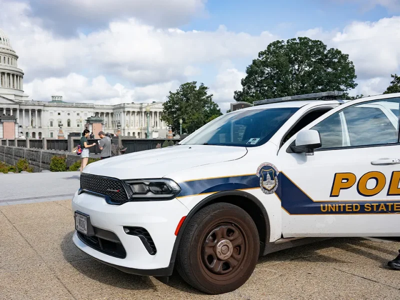 Armed man arrested at U.S. Capitol security barricade with firearm
