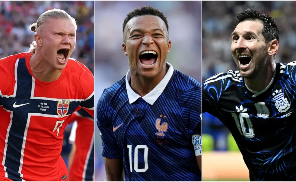 Messi, Mbappé e Haaland estão entre os 12 indicados ao Gol do Torneio da Copa de 2026