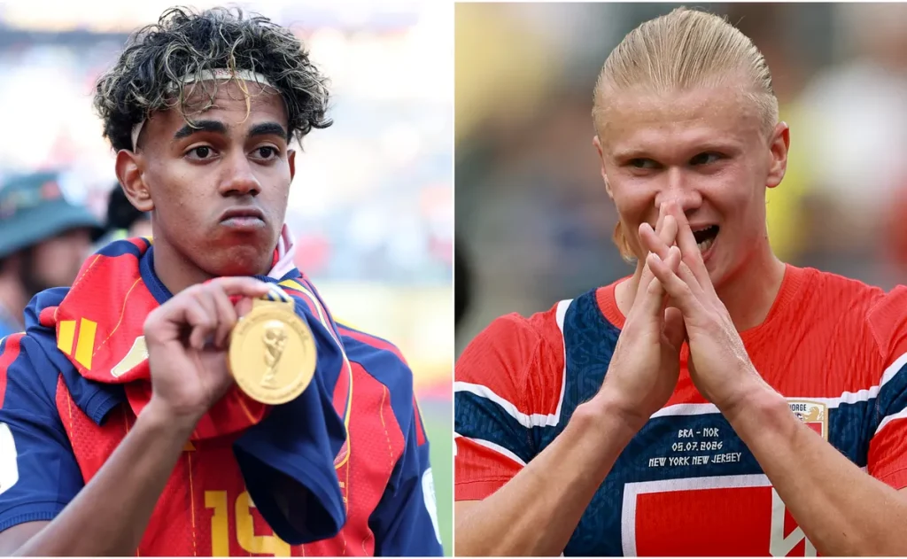 Yamal e Haaland atingem valor de mercado recorde de € 220 milhões e superam Messi, Cristiano Ronaldo e Mbappé