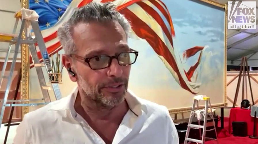 WATCH: Scott LoBaido discusses massive American flag painting for America’s 250th