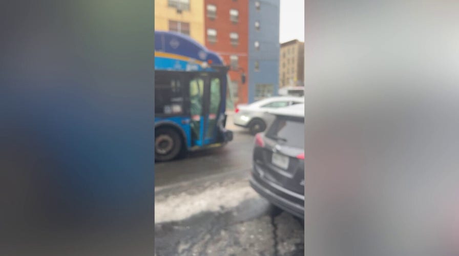 An out-of-control MTA bus collides with cars in the Bronx, injuring 8 people