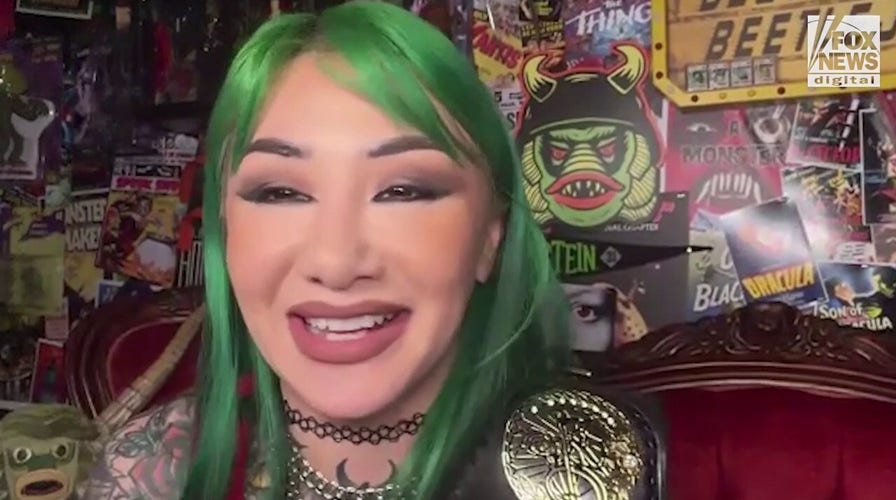 Pro wrestler Shotzi Blackheart stakes her claim as
