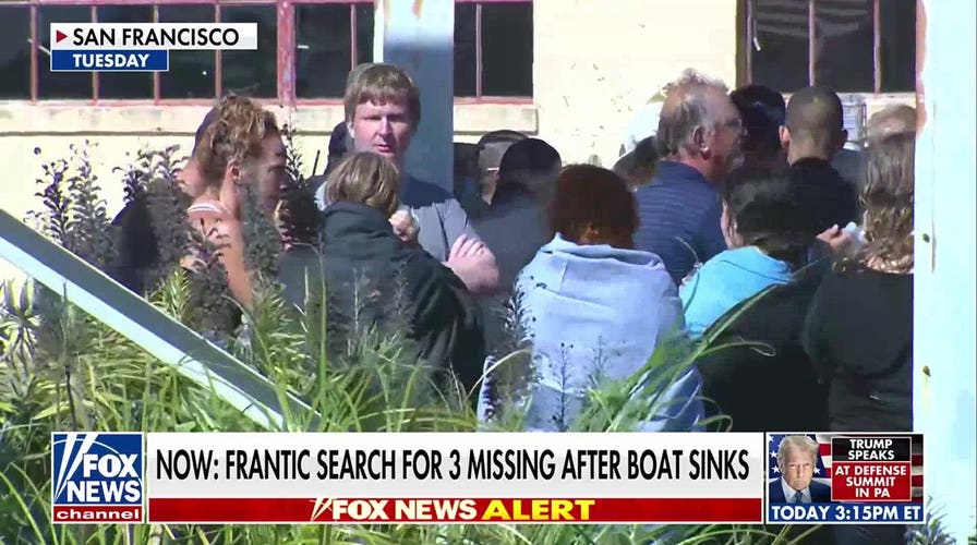One dead, three missing after boat sinks near Alcatraz