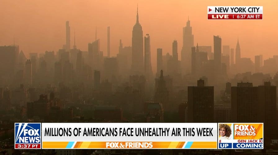 Doctor warns millions of Americans face unhealthy air from wildfires