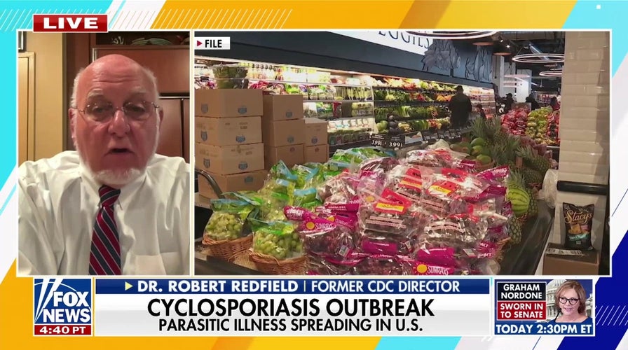 Dr. Robert Redfield warns parasite resistant to washing, found in produce