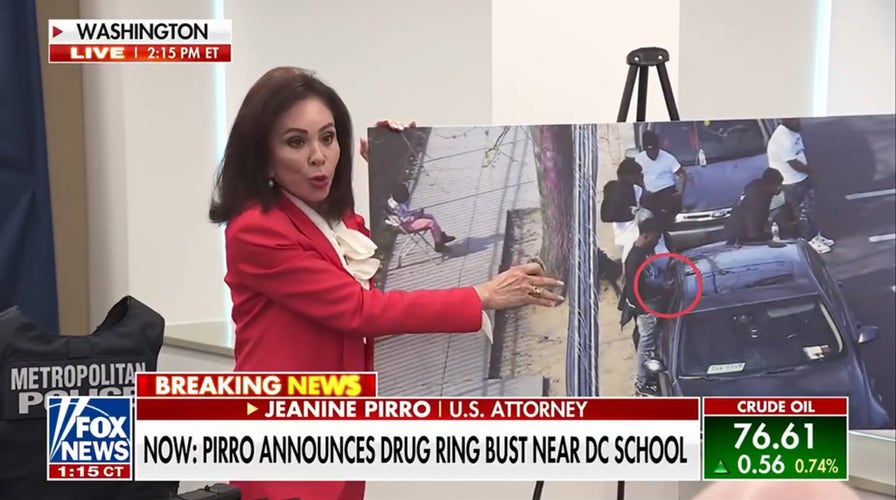 Pirro announces major drug bust near DC school