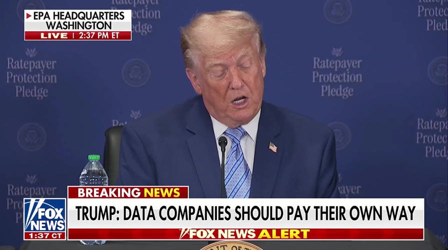 Trump touts economic benefits of data center contracts
