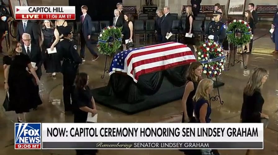 Capitol ceremony honors Lindsey Graham