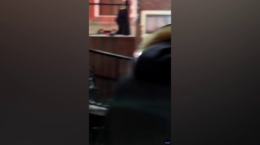 Driver repeatedly rams NY synagogue