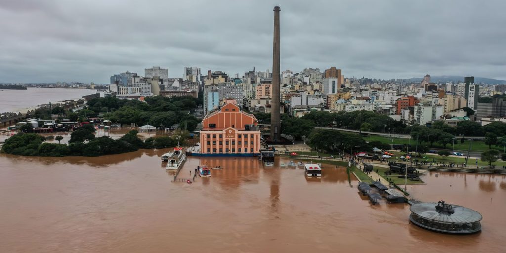 Guaíba pode atingir cota de alerta em Porto Alegre até sexta-feira, aponta Serviço Geológico
