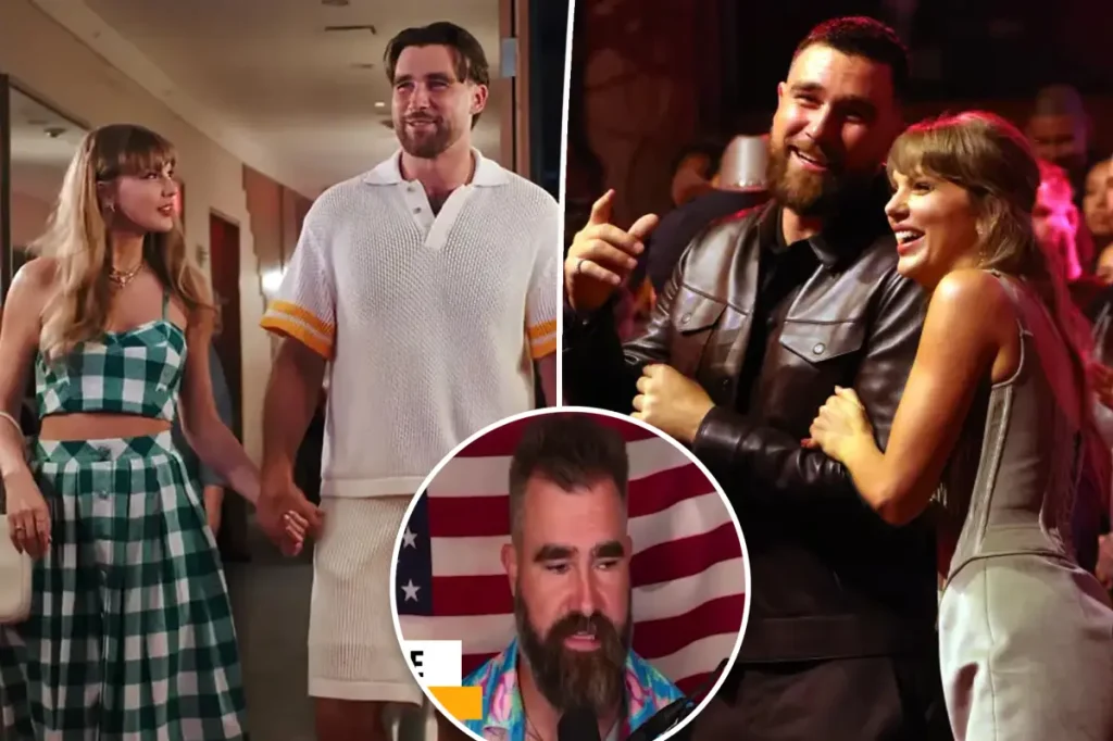 Jason Kelce revela que Travis se saiu bem ao cantar em casamento com Taylor Swift no Madison Square Garden