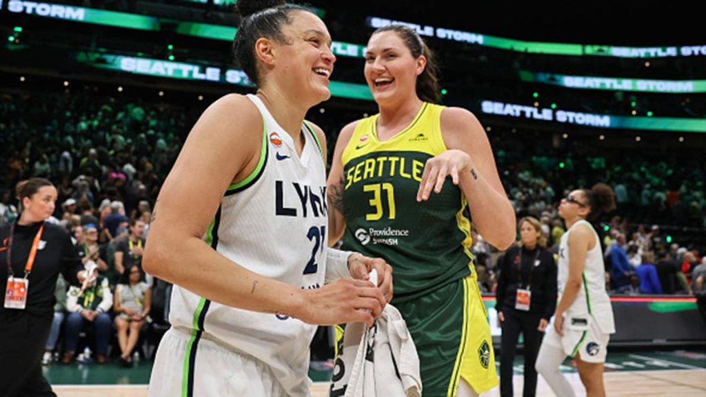 Storm player wears trans rights shirt ahead of Fever game in stark contrast to Sophie Cunningham’s stance