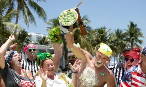 Florida man wins Key West Key Lime Pie Eating Championship in 59.6 seconds
