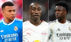 Real Madrid fecha acordo com RB Leipzig e prepara trio ofensivo com Mbappé, Vinicius Jr. e Yan Diomande