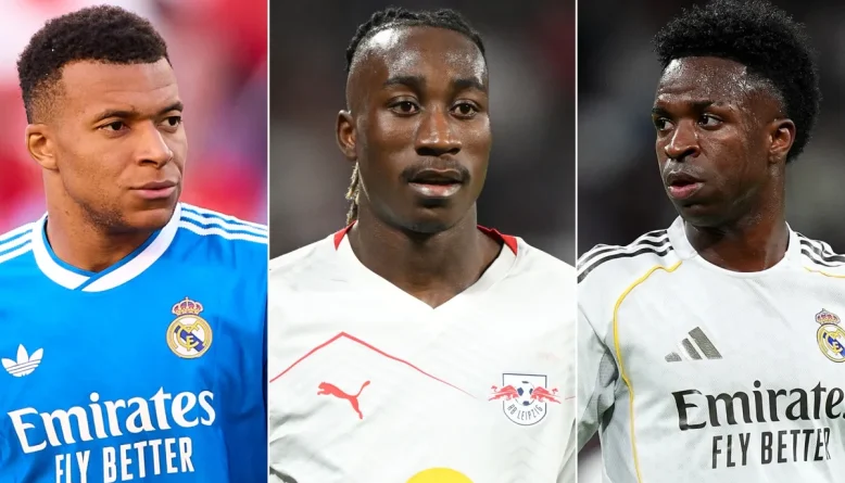 Real Madrid fecha acordo com RB Leipzig e prepara trio ofensivo com Mbappé, Vinicius Jr. e Yan Diomande