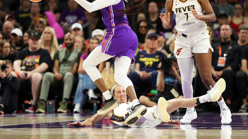 WNBA player who battered Caitlin Clark elbows another Fever star in the face, but there’s a catch