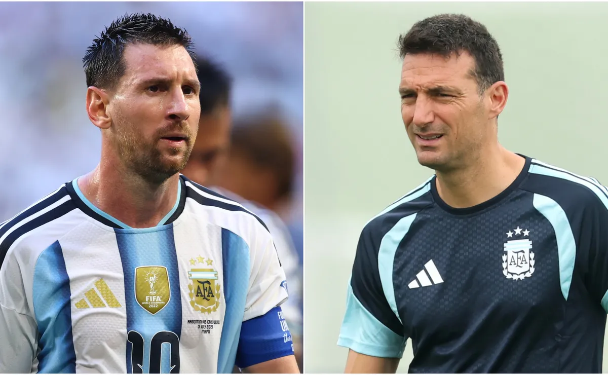 Scaloni define herdeiro da camisa 10 da Argentina após aposentadoria de Messi