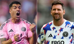 Luis Suárez alcança 50 gols em 100 jogos pelo Inter Miami e só fica atrás de Messi na história do clube