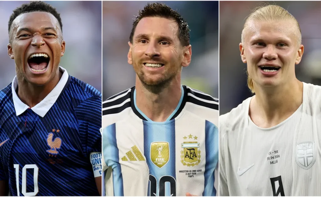Seleção da Copa de 2026: Espanha domina time ideal com cinco jogadores; Messi, Haaland e Mbappé completam ataque