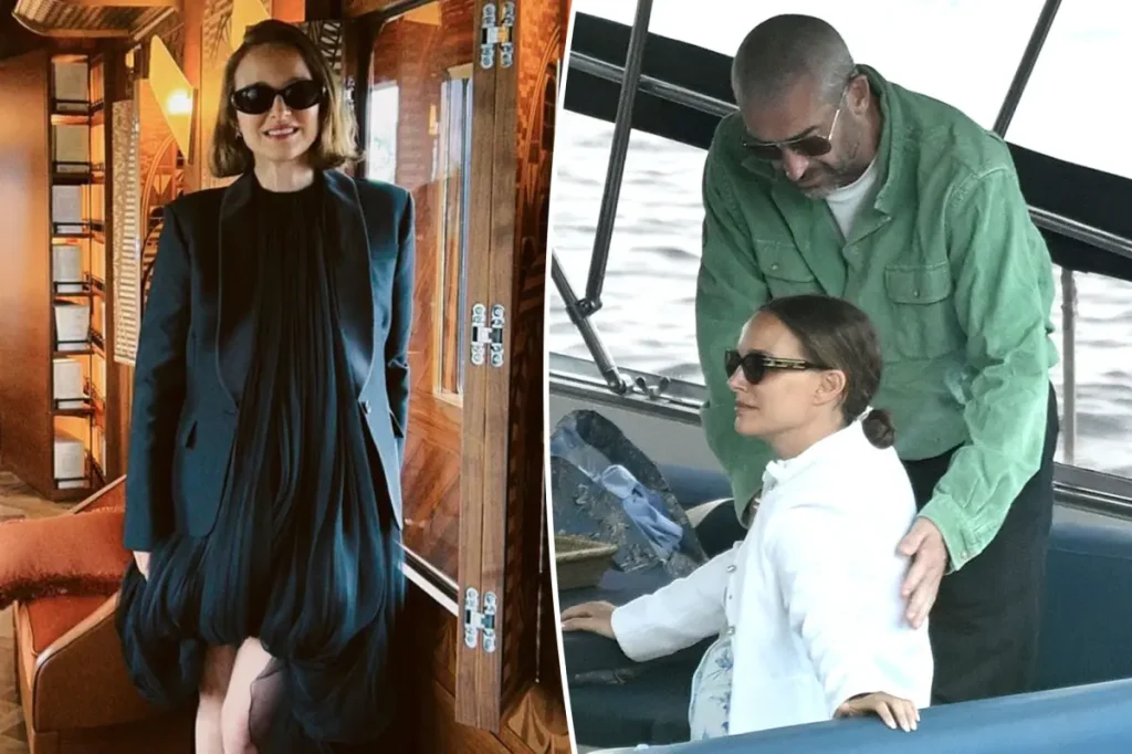 Natalie Portman exibe barriga de grávida e celebra chegada do terceiro filho: Contando os dias