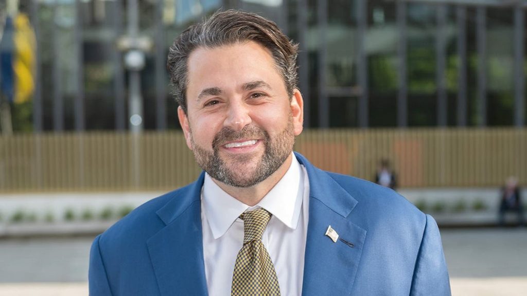 Nick Adams standing at The Power List Germany