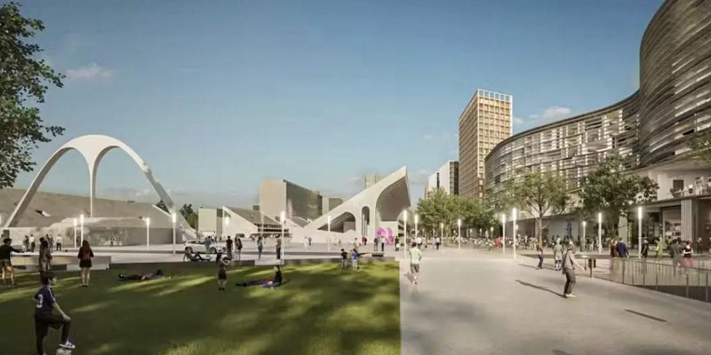 Praça Onze ganha plano de revitalização de R$ 1,7 bilhão com biblioteca de arquiteto vencedor do Pritzker e demolição de elevado