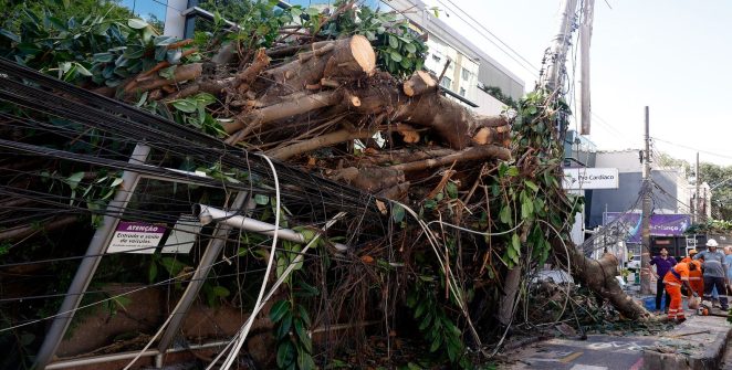 Ventania em três estados expõe falta de preparo das cidades para eventos climáticos extremos
