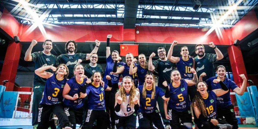 Brasil vence China na semifinal e vai em busca do bicampeonato mundial de vôlei sentado