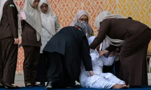 Indonesia couple publicly caned after alleged TikTok kiss