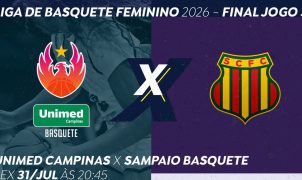 TV Brasil transmite jogo 3 da final da LBF entre Unimed Campinas e Sampaio Basquete