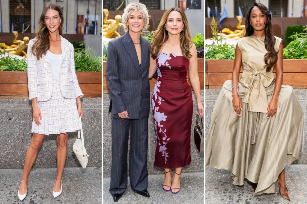 Vogue e CFDA celebram United Flags of Fashion com festa no Rockefeller Center; veja looks