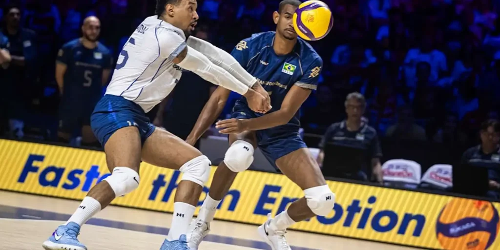 Brasil perde para Polônia e fica perto de eliminação inédita na Liga das Nações de vôlei