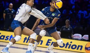 Brasil perde para Polônia e fica perto de eliminação inédita na Liga das Nações de vôlei