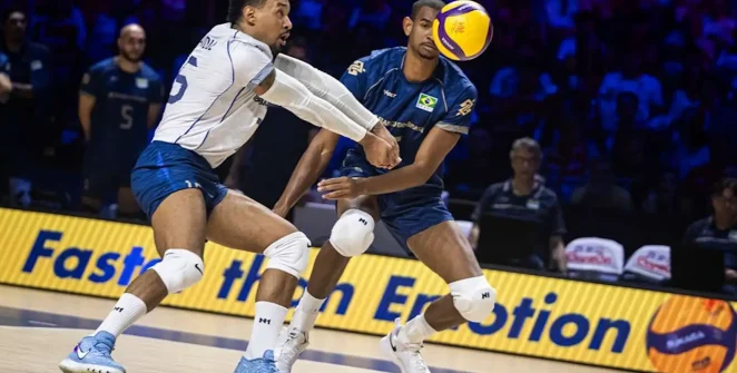 Brasil perde para Polônia e fica perto de eliminação inédita na Liga das Nações de vôlei