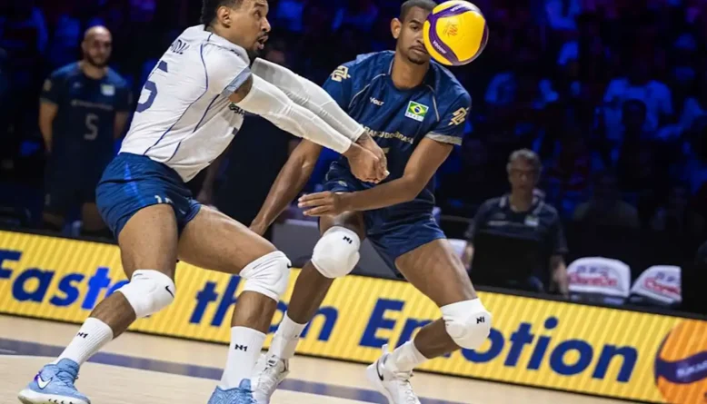 Brasil perde para Polônia e fica perto de eliminação inédita na Liga das Nações de vôlei