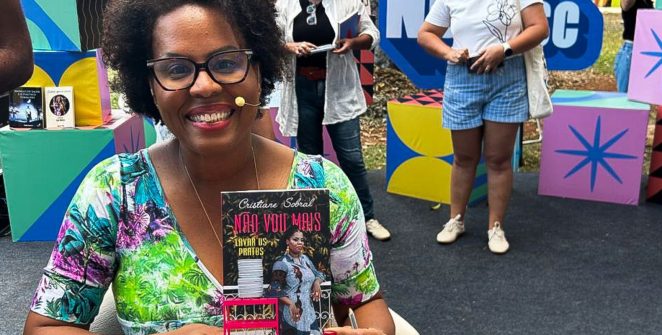 Cristiane Sobral celebra literatura negra e anuncia novo romance no Viva Maria